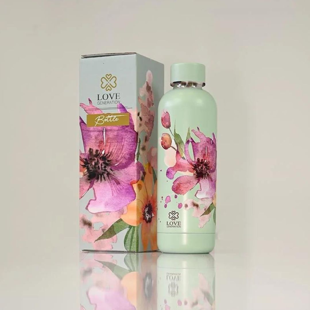 Thermostrinkflasche Grün