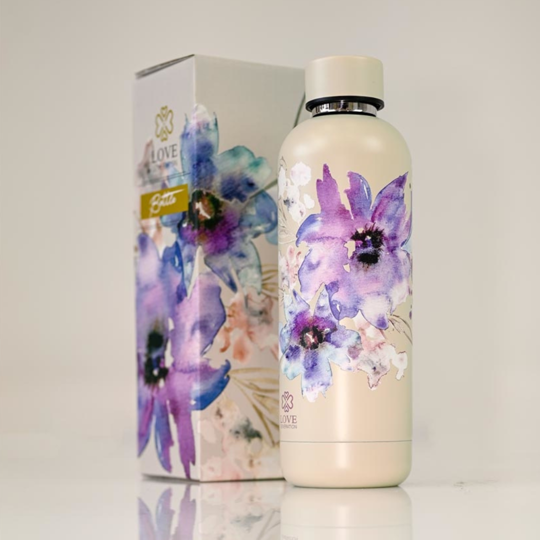 Thermostrinkflasche Ecru
