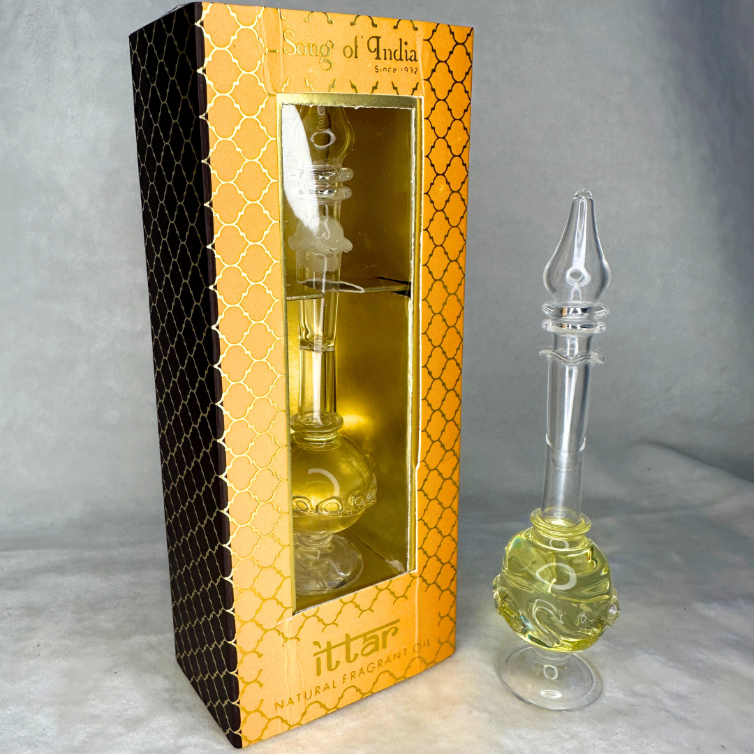 Sandelholz-Duftöl in mundgeblasener Flasche