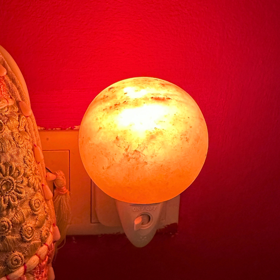 Night light salt stone ball