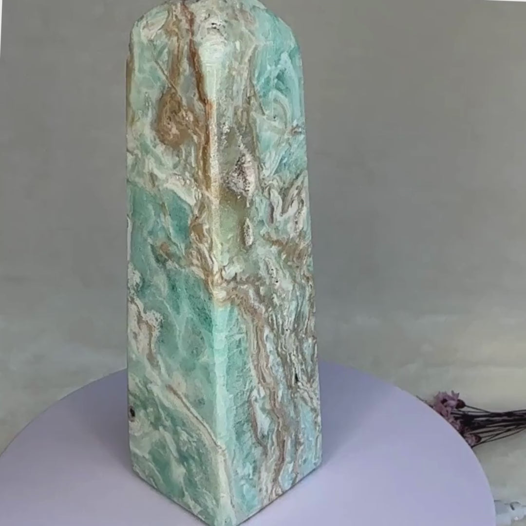 Aragonite tower