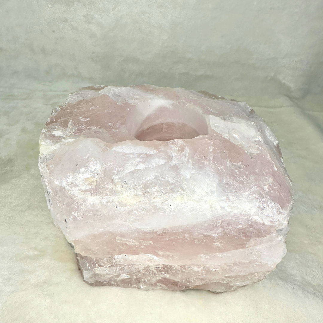 Rozenkwarts Theelicht houder