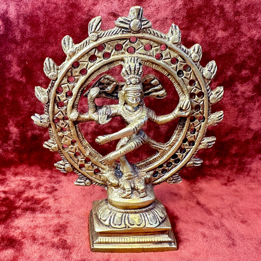 Shiva beeld met dubbele ring