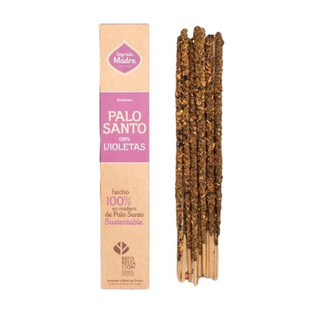Palo Santo wierook met Viooltjes