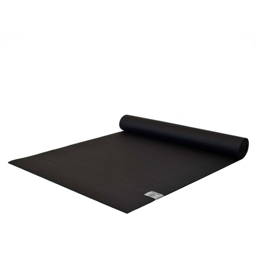 Yogamat zwart 4mm