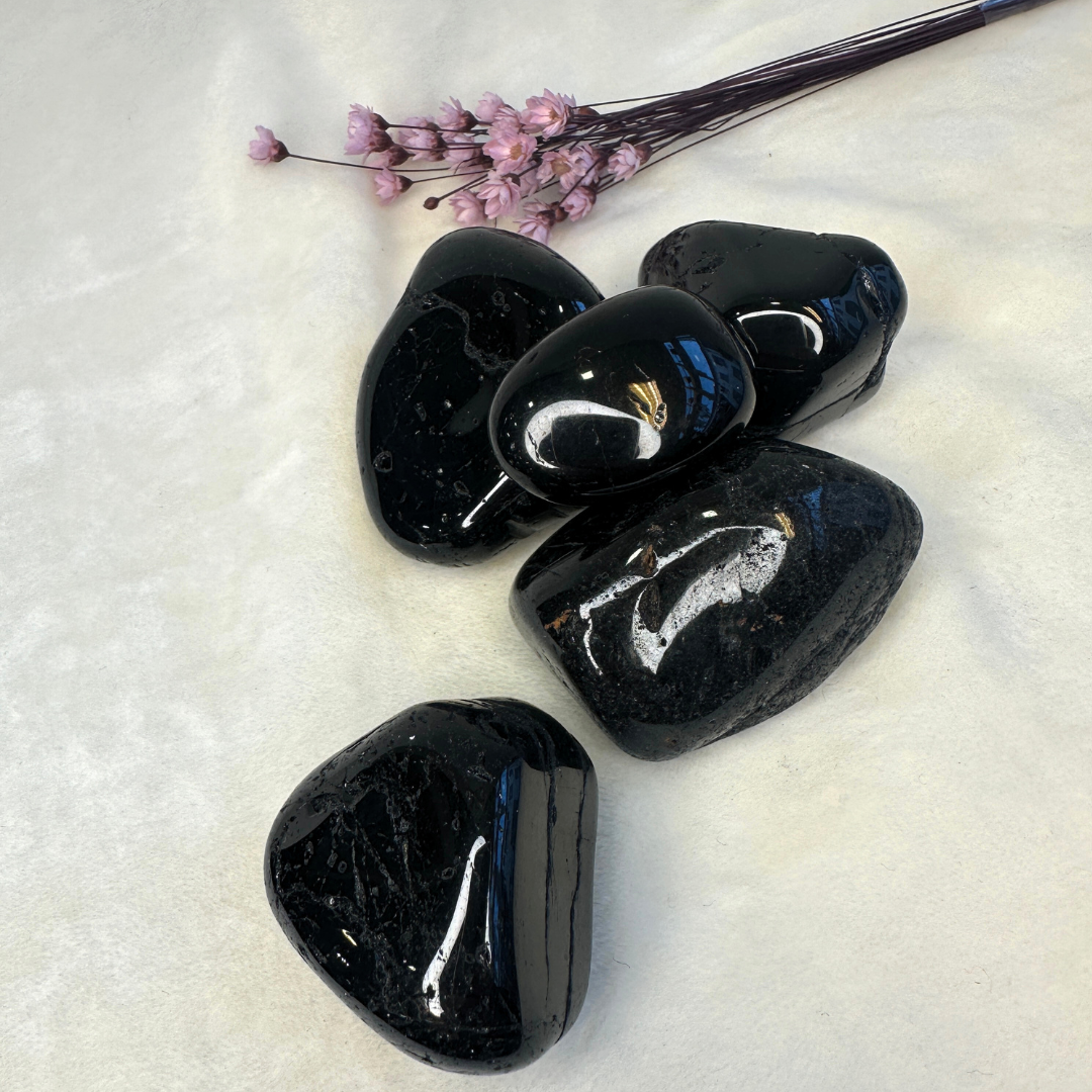 Zwarte Toermalijn zaksteen