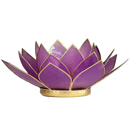 Lotus tealight holder Lilac