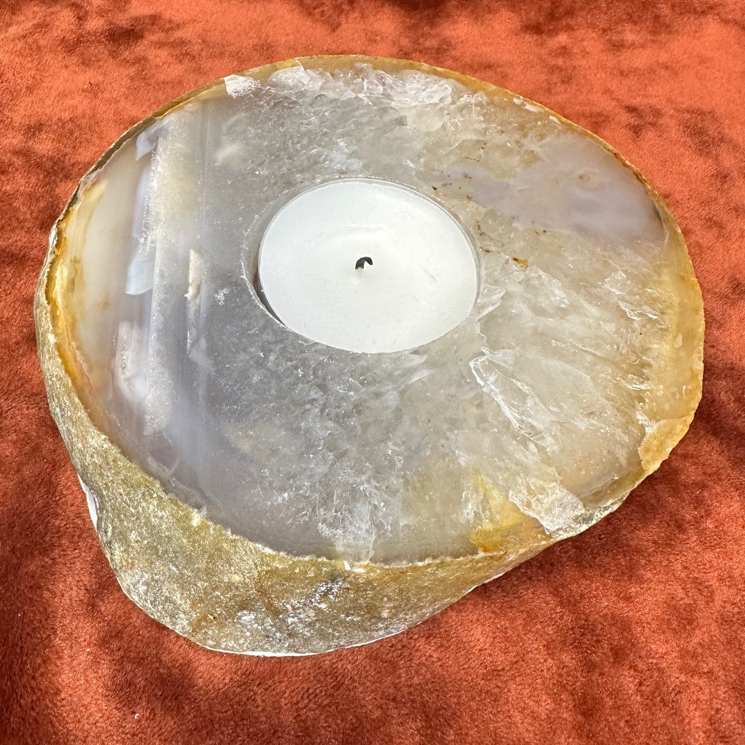 Theelicht houder Agaat