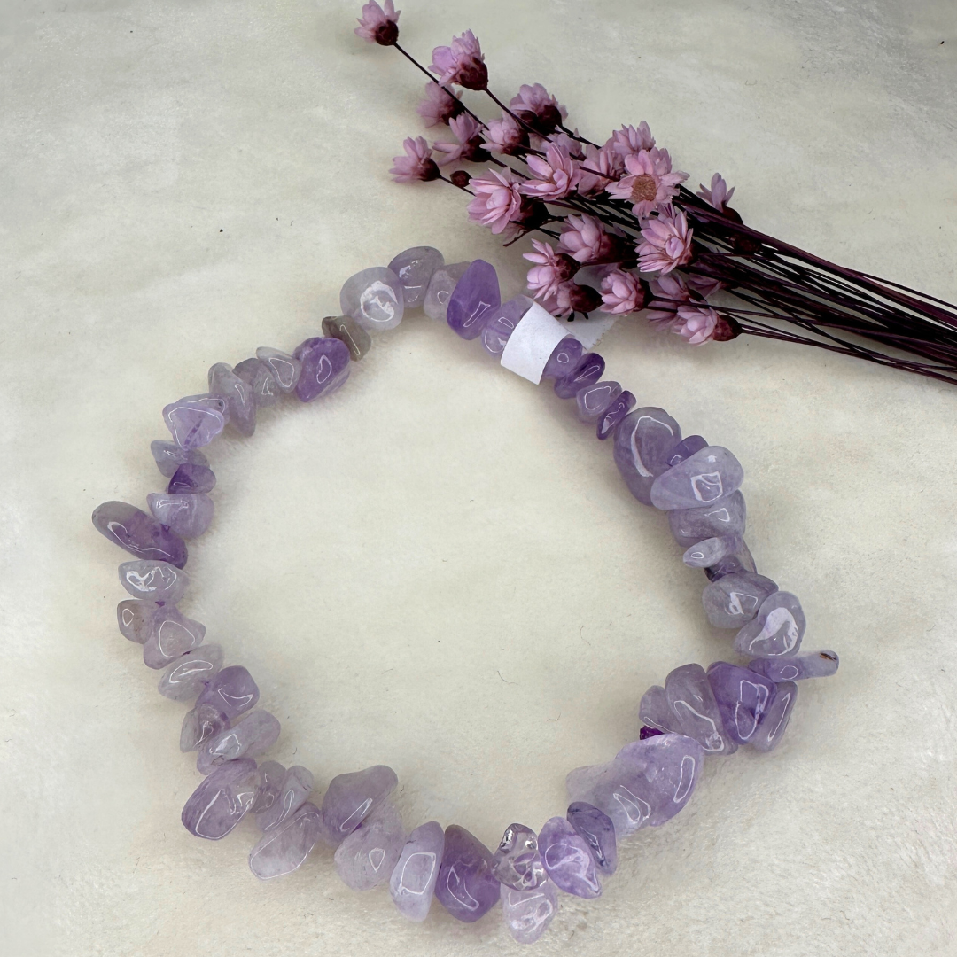 Amethyst split bracelet