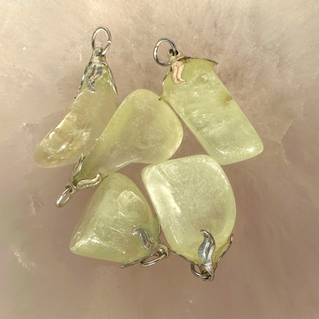 Green Calcite Pendant 