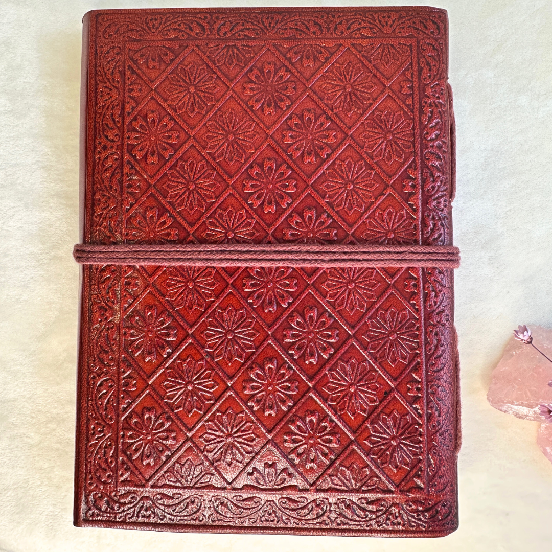 Notebook Leather Heart