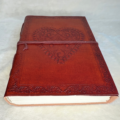 Notebook Leather Heart