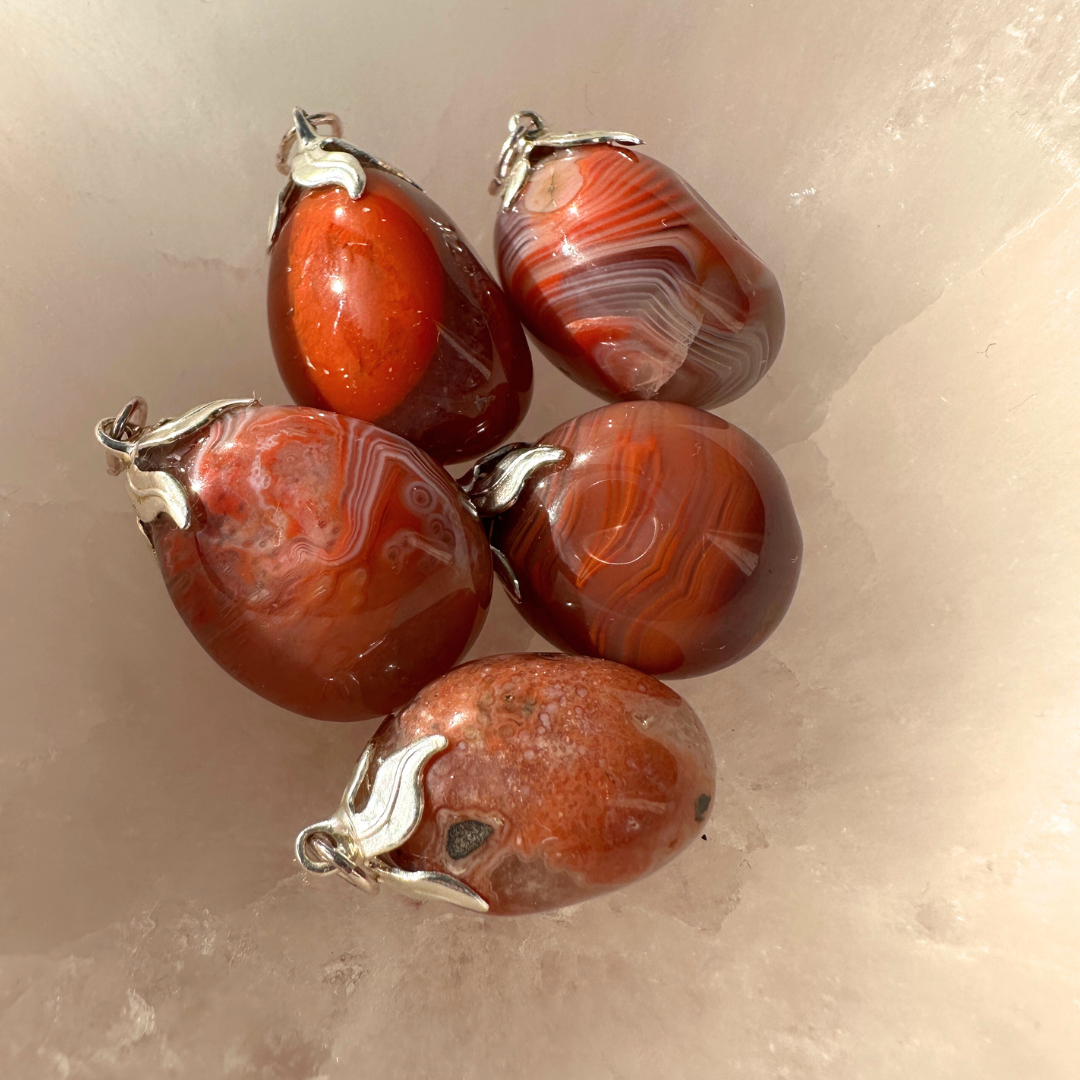 Red Agate Pendant