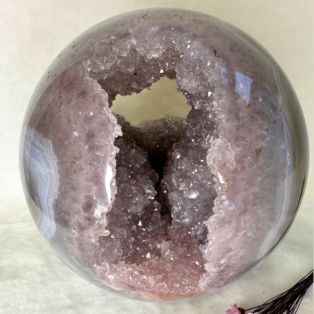 Pink Amethyst Sphere 1.38 kg