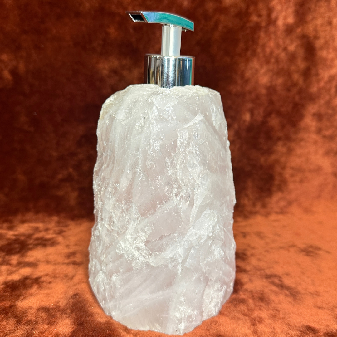 Rose Quartz Soap Pump 