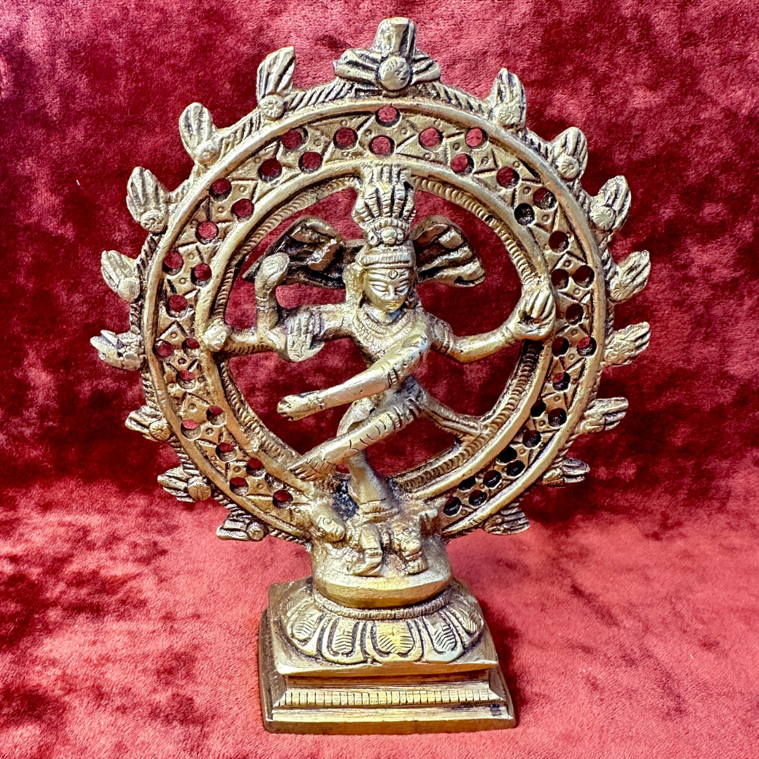 Shiva-Statue mit Doppelring 