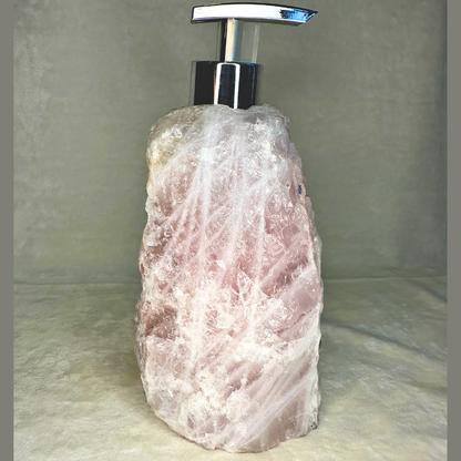 Rose Quartz Soap Pump 