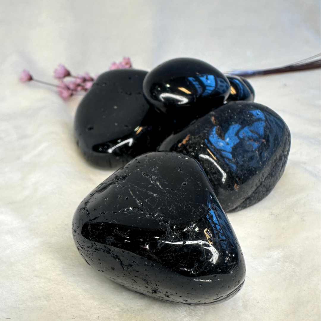 Zwarte Toermalijn zaksteen